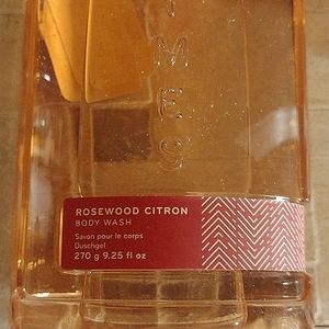 Thymes Rosewood Citron Body Wash. 9.25 oz